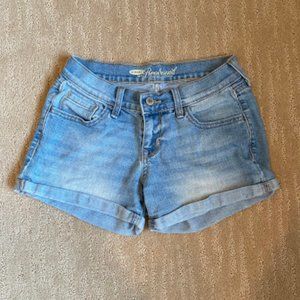 Mid-Rise Boyfriend Jean Shorts